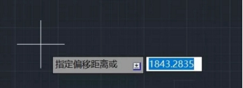 CAD如何通過(guò)兩點(diǎn)確定偏移距離？