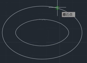 如何標注兩個橢圓或同心圓之間的距離？