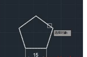 CAD如何按照比例縮放五邊形？